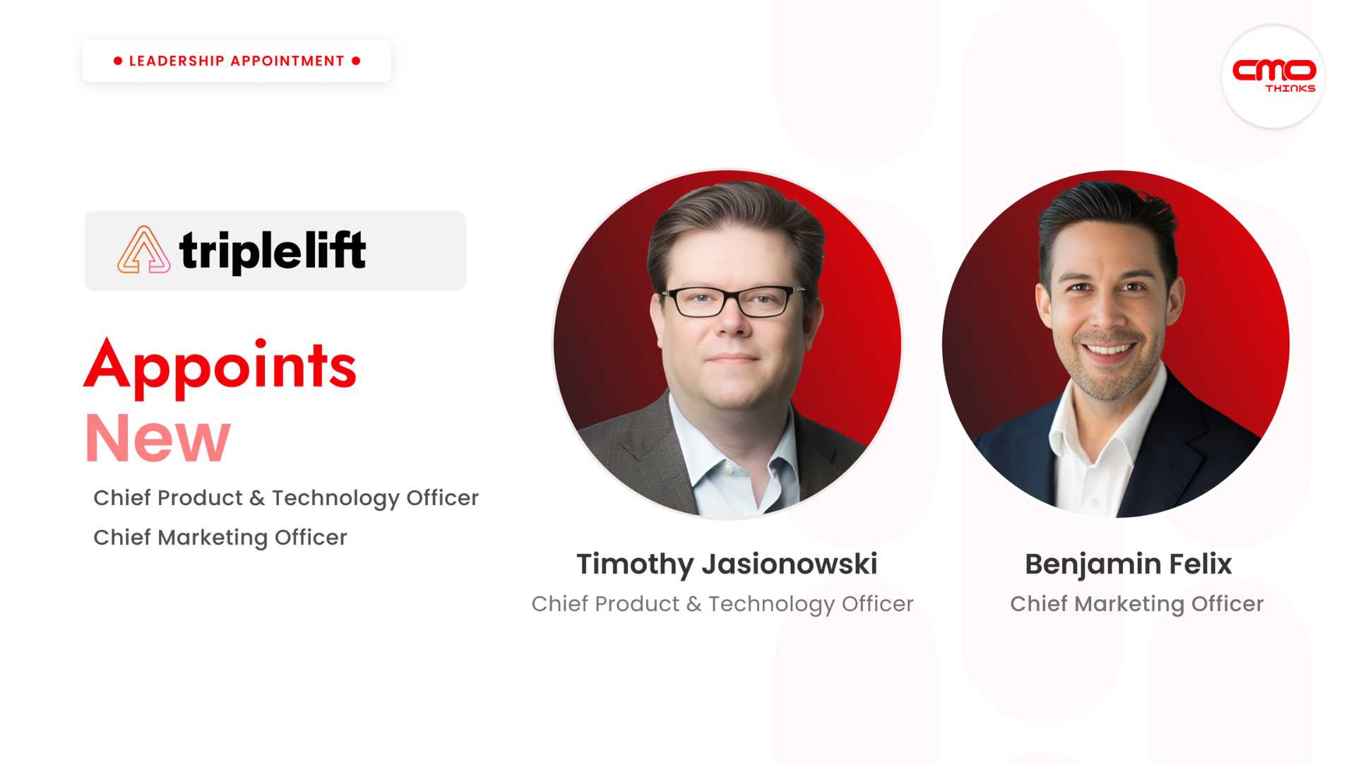TripleLift Appoints New CPTO and CMO to Drive Creative SSP Growth